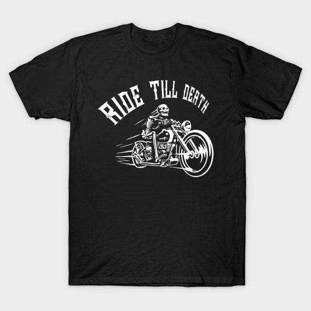 biker shirt T-Shirt by retroracing